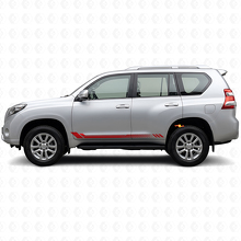 Honeycomb Stripes Side Vinyl Decal for Toyota Land Cruiser Prado 2009-2023_3