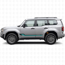 Vintage Style Side Stripes Vinyl Decal for Toyota Land Cruiser Prado 2023+_2