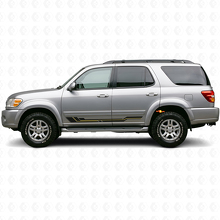 Curved Stripes Rocker Panel Vinyl Decal for Toyota Sequoia 2000-2007_2