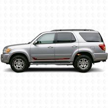 Racing Style Side Stripes Vinyl Decal for Toyota Sequoia 2000-2007_3