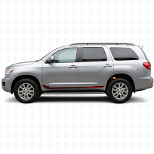 Racing Style Side Stripes Vinyl Decal for Toyota Sequoia 2007-2022_3