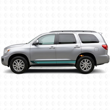 Vintage Straight Stripes Side Vinyl Decal for Toyota Sequoia 2007-2022_2
