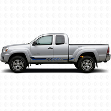 Checkered Flag Side Stripes Vinyl Decal for Toyota Tacoma 2004-2015_2