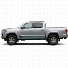 Vintage Straight Stripes Side Vinyl Decal for Toyota Tacoma 2015-2023_2