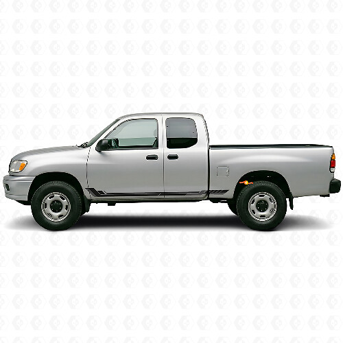 Racing Style Side Stripes Vinyl Decal for Toyota Tundra 1999-2006_1