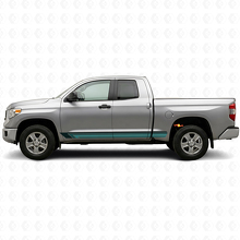 Vintage Straight Stripes Side Vinyl Decal for Toyota Tundra 2007-2021_2