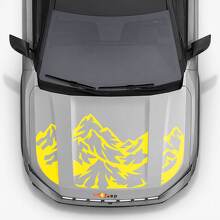 Mountain Style Hood Triple Stripes Vinyl Decal for Jeep Compass 2026 3