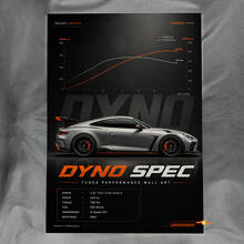 Custom Dyno Performance Specs Glossy Acrylic Wall Art Panel 3