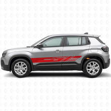 Decorated Side Stripes Vinyl Decal Kit for Jeep Avenger 2023+_3