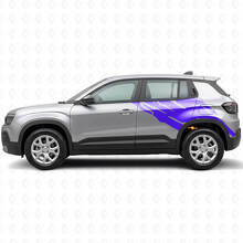 Mud Splash Graphic Side Vinyl Decal Kit for Jeep Avenger 2023+_2