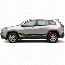 Twin Stripes Doors Vinyl Decal Kit for Jeep Cherokee KL 2013-2023_2
