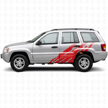 Mud Splash Graphic Side Vinyl Decal for Jeep Grand Cherokee 1999-2004_3