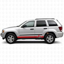 Mountains Style Stripes Side Vinyl Decal for Jeep Grand Cherokee 2005-2010_3