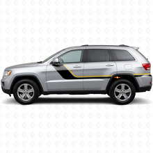 Twin Stripes Side Vinyl Decal for Jeep Grand Cherokee 2011-2021_2