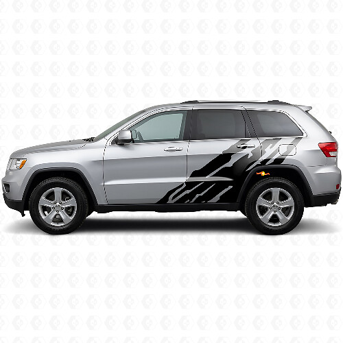 Mud Splash Graphic Side Vinyl Decal for Jeep Grand Cherokee 2011-2021_1