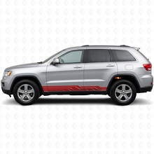 Intertwined Stripes Side Vinyl Decal for Jeep Grand Cherokee 2011-2021_3