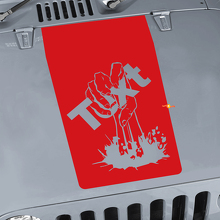 Zombie Hand Hood Vinyl Decal For Jeep Wrangler CJ YJ TJ JK 3