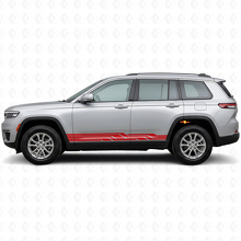 Intertwined Stripes Side Vinyl Decal for Jeep Grand Cherokee 2021+_3