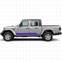 Curved Stripes Side Vinyl Decal Kit for Jeep Gladiator 2020+_2