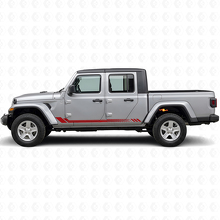 Honeycomb Stripes Side Vinyl Decal for Jeep Gladiator 2020+_3