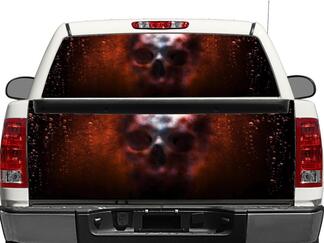 Skull Tailgate Decal Sticker Wrap Pick-up Truck SUV Car