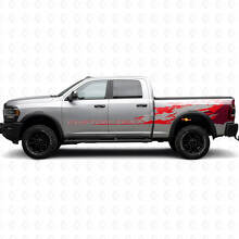 Custom Text Mud Splash Side Vinyl Decal Kit for Dodge Ram 2013–2020_4