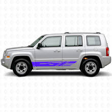 Decorated Side Stripes Vinyl Decal for Jeep Patriot 2007-2017_2