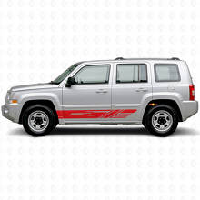 Decorated Side Stripes Vinyl Decal for Jeep Patriot 2007-2017_3