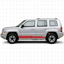 Intertwined Stripes Side Vinyl Decal for Jeep Patriot 2007-2017_3