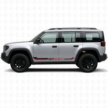 Checkered Flag Side Stripes Vinyl Decal for Jeep Recon 2026+_3