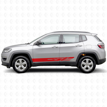 Decorated Side Stripes Vinyl Decal for Jeep Compass 2016+_3