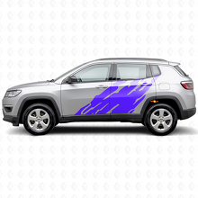 Mud Splash Graphic Side Vinyl Decal for Jeep Compass 2016+_2