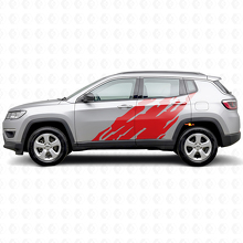 Mud Splash Graphic Side Vinyl Decal for Jeep Compass 2016+_3