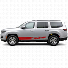 Decorated Side Stripes Vinyl Decal for Jeep Wagoneer 2022+_3
