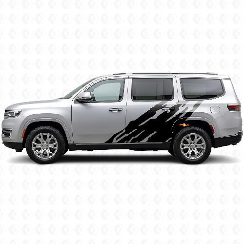 Mud Splash Graphic Side Vinyl Decal for Jeep Wagoneer 2022+
