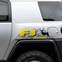 FJ Crawler Mountain Deer Side Vinyl Decal Kit for Toyota FJ Cruiser_4