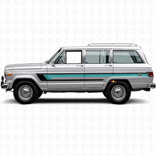 Triple Stripes Door Side Vinyl Decal for Jeep Wagoneer 1963-1991_2