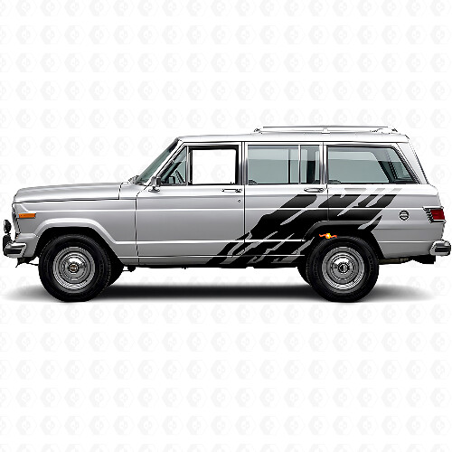 Mud Splash Graphic Side Vinyl Decal for Jeep Wagoneer 1963-1991_1