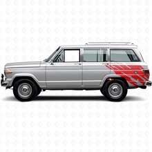 Mud Splash Graphic Rear Side Vinyl Decal for Jeep Wagoneer 1963-1991_3