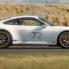 72 Racing Style Side Vinyl Decal for Porsche 911 GT3_2