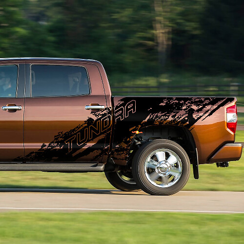 Mud Splash Style Side Vinyl Decal for Toyota Tundra 