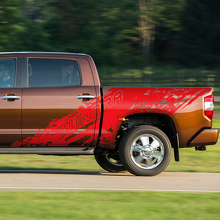 Mud Splash Style Side Vinyl Decal for Toyota Tundra _3