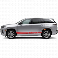 Intertwined Stripes Side Vinyl Decal for Jeep Wagoneer S 2024+_3