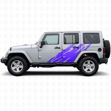 Mud Splash Graphic Side Vinyl Decal for Jeep Wrangler JK 2007-2018_2