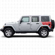 Mud Splash Graphic Rear Side Vinyl Decal for Jeep Wrangler JK 2007-2018_3