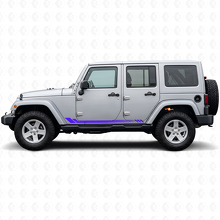 Honeycomb Stripes Side Vinyl Decal for Jeep Wrangler JK 2007-2018_2