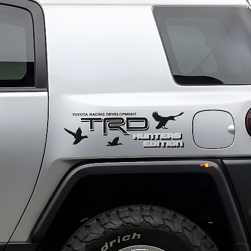 TRD Hunters Edition Side Vinyl Decals for Toyota FJ Cruiser