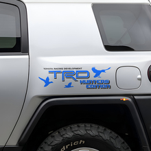 TRD Hunters Edition Side Vinyl Decal Set for Toyota FJ Cruiser_2