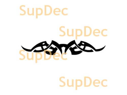 Tribal Spider Design Vinyl Decal For Cars