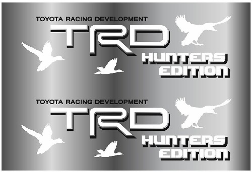 TRD-Style Hunters Edition Side Decal Pair for Toyota FJ Cruiser